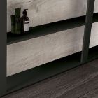 Frame nero opaco + legno Dolomite