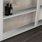Frame bianco opaco + legno Dolomite